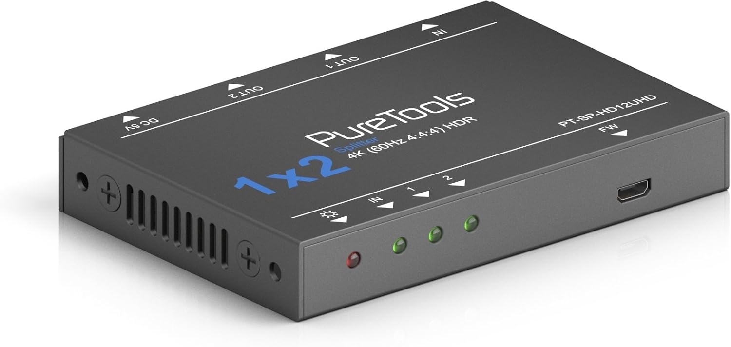 Распределитель (сплиттер) PureLink PT-SP-HD12D, 1:2 HDMI, Down-scaling  4K на FHD